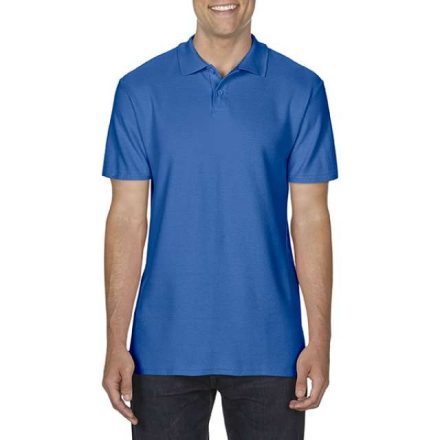 gi64800ro-2xl   SOFTSTYLE® ADULT DOUBLE PIQUÉ POLO