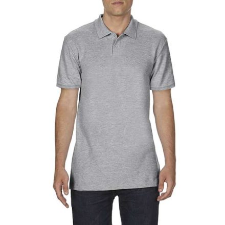 gi64800sp-2xl   SOFTSTYLE® ADULT DOUBLE PIQUÉ POLO