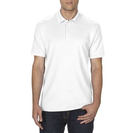 gi75800wh-3xl   DRYBLEND® ADULT DOUBLE PIQUÉ POLO