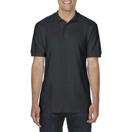 gi85800bl-2xl   PREMIUM COTTON® ADULT DOUBLE PIQUÉ POLO