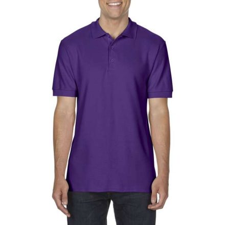 gi85800pu-s   PREMIUM COTTON® ADULT DOUBLE PIQUÉ POLO