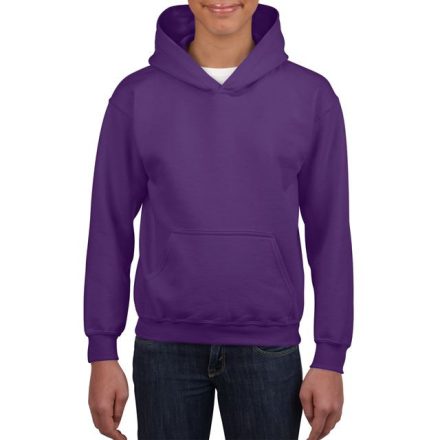 giB18500pu-l   HEAVY BLEND™ YOUTH HOODED SWEATSHIRT