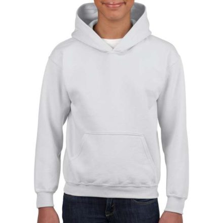 giB18500wh-l   HEAVY BLEND™ YOUTH HOODED SWEATSHIRT