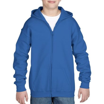 giB18600ro-m   HEAVY BLEND™ YOUTH FULL ZIP HOODED SWEATSHIRT