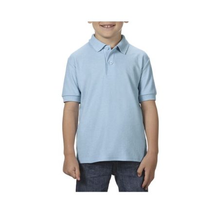 giB72800lb-xl   DRYBLEND® YOUTH DOUBLE PIQUÉ POLO SHIRT