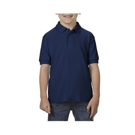 giB72800nv-xl   DRYBLEND® YOUTH DOUBLE PIQUÉ POLO SHIRT