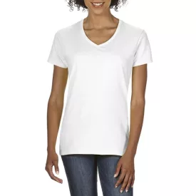 giL4100Vwh-s   PREMIUM COTTON®NŐI V-NYAKÚ PÓLÓ