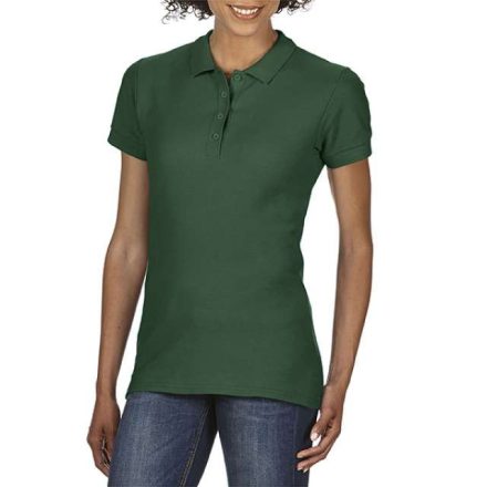 giL64800fo-l   SOFTSTYLE® LADIES' DOUBLE PIQUÉ POLO