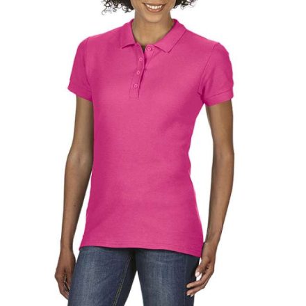 giL64800he-2xl   SOFTSTYLE® LADIES' DOUBLE PIQUÉ POLO