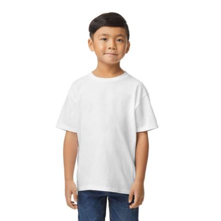 gib65000wh-l   SOFTSTYLE® MIDWEIGHT YOUTH T-SHIRT