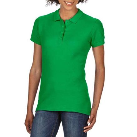 gil64800ig-s   SOFTSTYLE® LADIES' DOUBLE PIQUÉ POLO