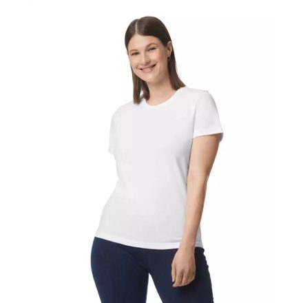 gil65000wh-xl   SOFTSTYLE® MIDWEIGHT WOMEN'S T-SHIRT