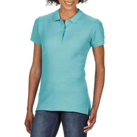 gil85800chkm-2xl   PREMIUM COTTON® LADIES' DOUBLE PIQUÉ POLO