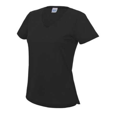 jc006jbl-xs   V NECK WOMEN'S COOL T