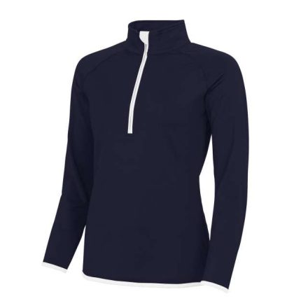 jc036fn/arw-l   WOMEN'S COOL 1/2 ZIP SWEAT