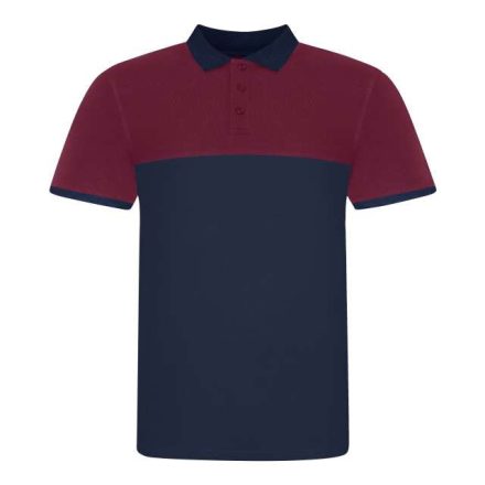 jp110oxn/bu-l   COLOUR BLOCK POLO