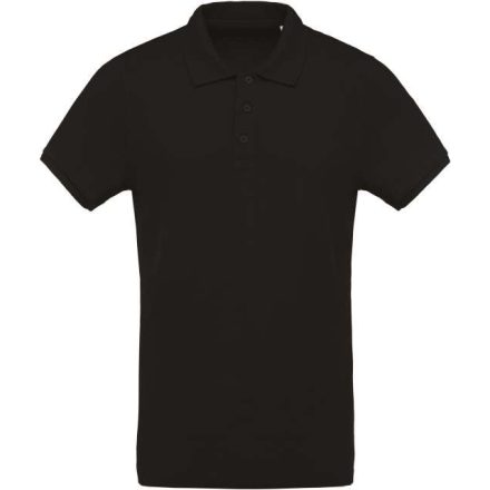 ka209bl-3xl   MEN'S ORGANIC PIQUÉ SHORT-SLEEVED POLO SHIRT