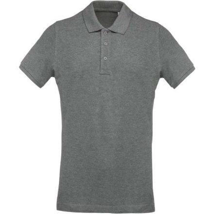 ka209grh-3xl   MEN'S ORGANIC PIQUÉ SHORT-SLEEVED POLO SHIRT