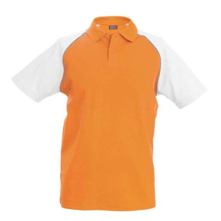 ka226or/wh-2xl   BASEBALL - SHORT-SLEEVED POLO SHIRT