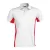 ka232wh/re-3xl   FLAG - SHORT-SLEEVED TWO-TONE POLO SHIRT
