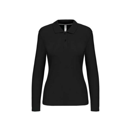 ka244bl-2xl   LADIES' LONG-SLEEVED POLO SHIRT