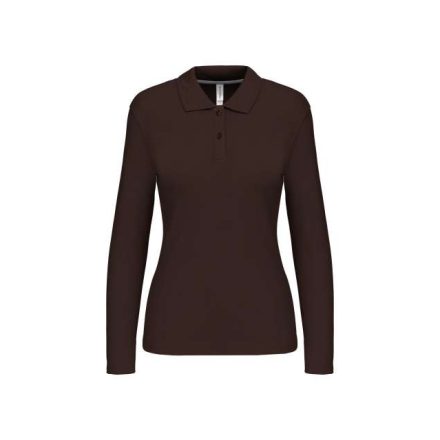 ka244co-2xl   LADIES' LONG-SLEEVED POLO SHIRT