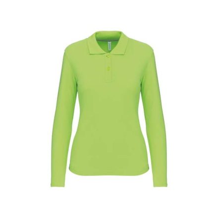 ka244li-2xl   LADIES' LONG-SLEEVED POLO SHIRT