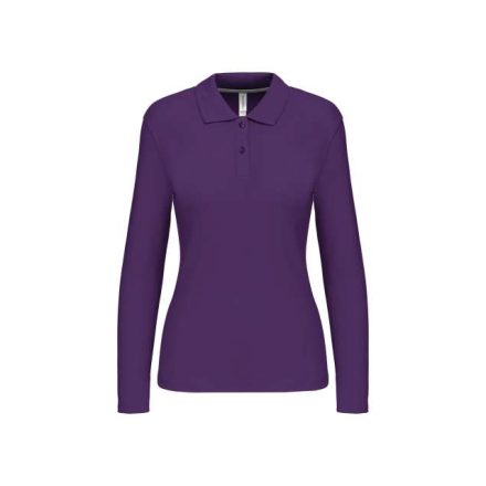 ka244pu-2xl   LADIES' LONG-SLEEVED POLO SHIRT