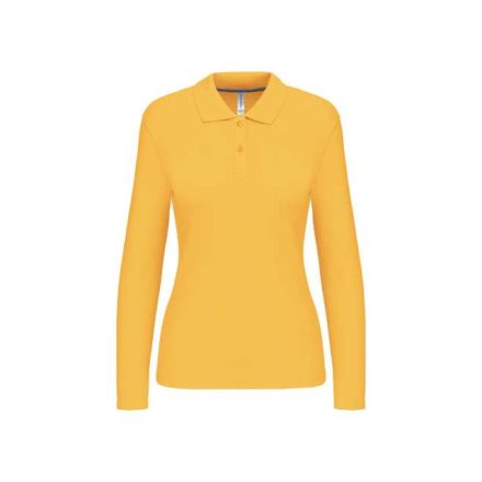 ka244ye-2xl   LADIES' LONG-SLEEVED POLO SHIRT