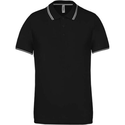 ka250bl/lgr/wh-xl   MEN'S SHORT-SLEEVED POLO SHIRT