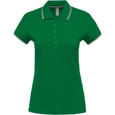 ka251kg/lgr/wh-l   LADIES' SHORT-SLEEVED POLO SHIRT