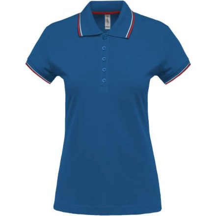 ka251lrb/ye/wh-l   LADIES' SHORT-SLEEVED POLO SHIRT