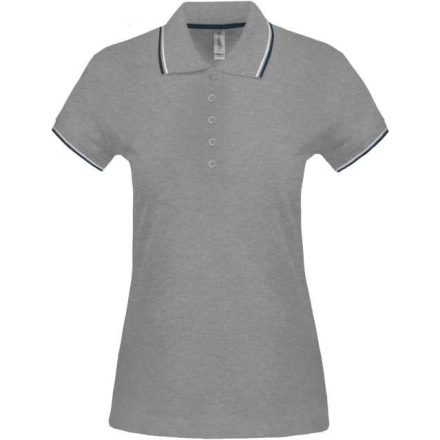 ka251oxg/nv/wh-l   LADIES' SHORT-SLEEVED POLO SHIRT