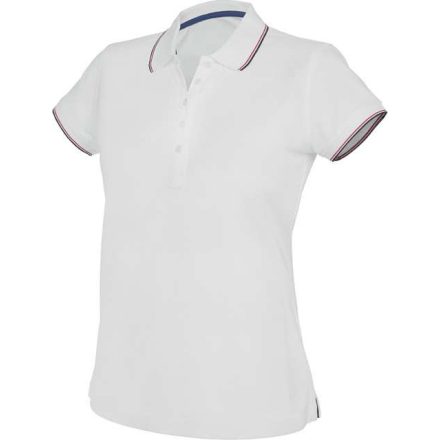 ka251wh/nv/re-l   LADIES' SHORT-SLEEVED POLO SHIRT