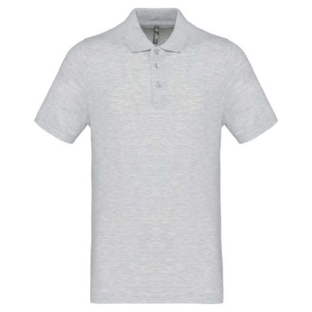 ka254ash-l   MEN'S SHORT-SLEEVED PIQUÉ POLO SHIRT