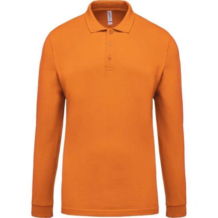 ka256or-2xl   MEN'S LONG-SLEEVED PIQUÉ POLO SHIRT