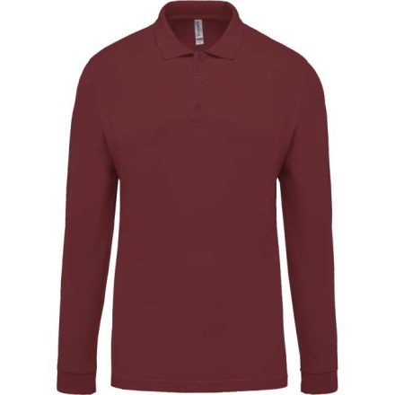 ka256wn-2xl   MEN'S LONG-SLEEVED PIQUÉ POLO SHIRT