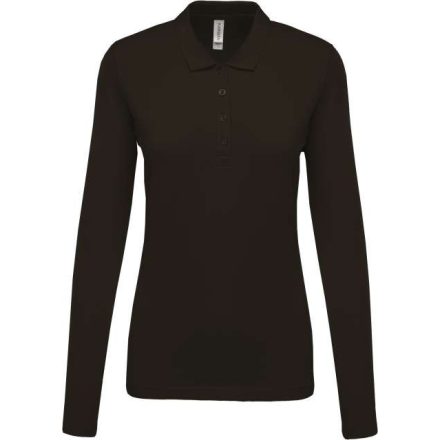 ka257dg-2xl   LADIES’ LONG-SLEEVED PIQUÉ POLO SHIRT