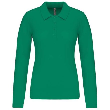 ka257kl-2xl   LADIES’ LONG-SLEEVED PIQUÉ POLO SHIRT