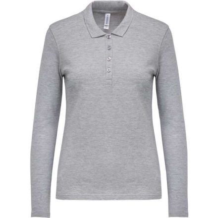 ka257oxg-2xl   LADIES’ LONG-SLEEVED PIQUÉ POLO SHIRT