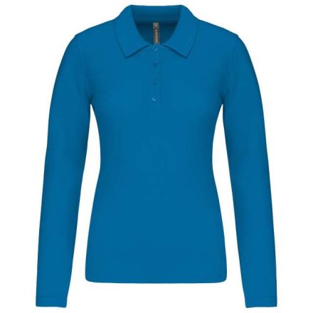 ka257tb-2xl   LADIES’ LONG-SLEEVED PIQUÉ POLO SHIRT