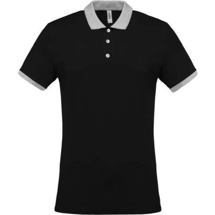 ka258bl/oxg-2xl   MEN'S TWO-TONE PIQUÉ POLO SHIRT