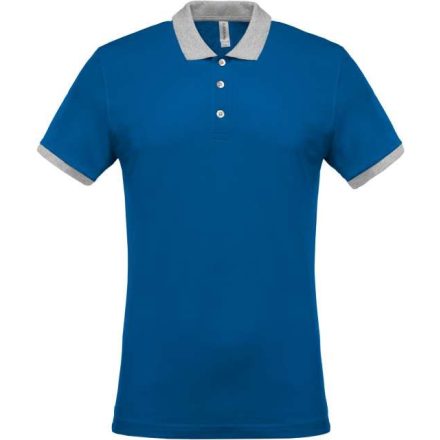 ka258lro/oxg-2xl   MEN'S TWO-TONE PIQUÉ POLO SHIRT