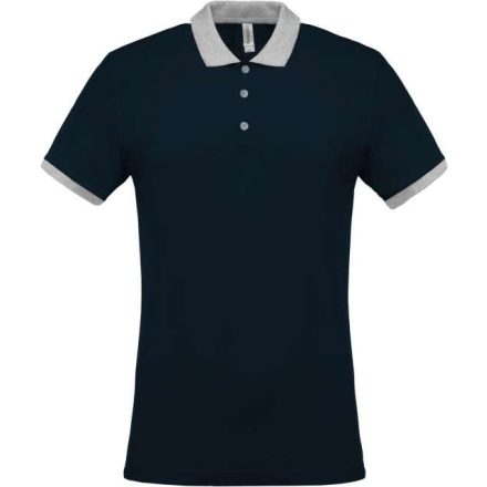 ka258nv/oxg-2xl   MEN'S TWO-TONE PIQUÉ POLO SHIRT