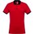 ka258re/bl-2xl MEN'S TWO-TONE PIQUÉ POLO SHIRT