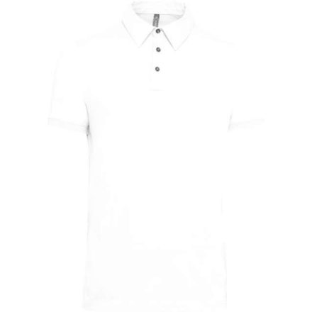 ka262wh-2xl   MEN'S SHORT SLEEVED JERSEY POLO SHIRT