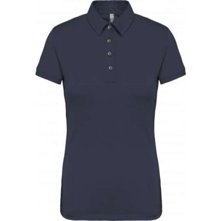 ka263nv-l   LADIES' SHORT SLEEVED JERSEY POLO SHIRT