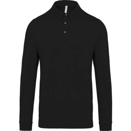 ka264bl-2xl   MEN'S LONG SLEEVED JERSEY POLO SHIRT