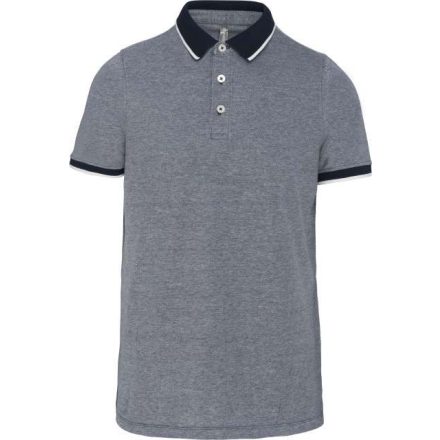 ka266mnv-l   MEN'S TWO-TONE MARL POLO SHIRT