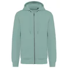 ka4008sg-l   UNISEX ECO-FRIENDLY FRENCH TERRY ZIPPED HOODED SWEATSHIRT